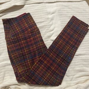 Gently Worn Plaid Leggings